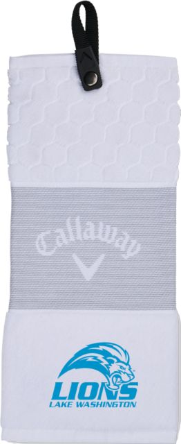 Lake Washington Callaway Trifold Towel Lake Washington Mascot Mark - ONLINE ONLY