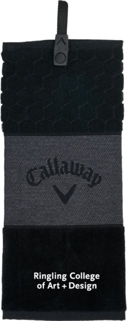 Ringling School Callaway Trifold Towel Ringling College of Art and Design Stacked - ONLINE ONLY