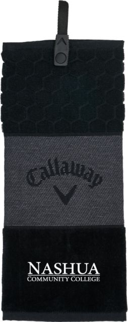 Nashua CC Callaway Trifold Towel Nashua Community College Wordmark - ONLINE ONLY