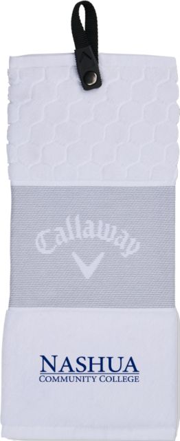 Nashua CC Callaway Trifold Towel Nashua Community College Wordmark - ONLINE ONLY