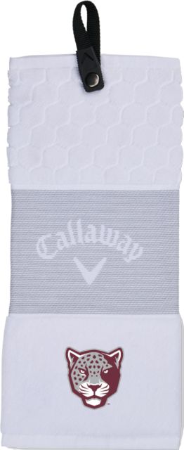 Texas A&M San Antonio Callaway Trifold Towel TAMUSA Mascot Head - ONLINE ONLY