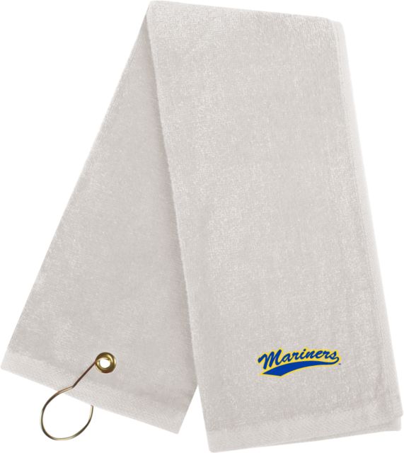Maine Maritime Golf Towel Mariners Athletic Mark- ONLINE ONLY