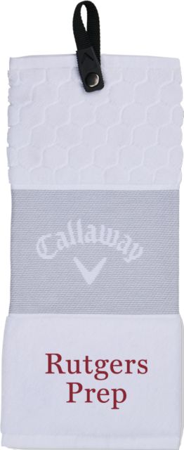 Rutgers Prep Callaway Trifold Towel Rutgers Prep Stacked - ONLINE ONLY
