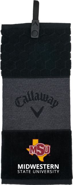 Midwestern State Callaway Trifold Towel MSU Institutional Stacked - ONLINE ONLY