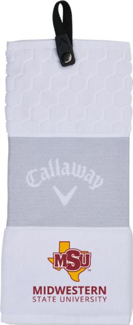 Midwestern State Callaway Trifold Towel MSU Institutional Stacked - ONLINE ONLY