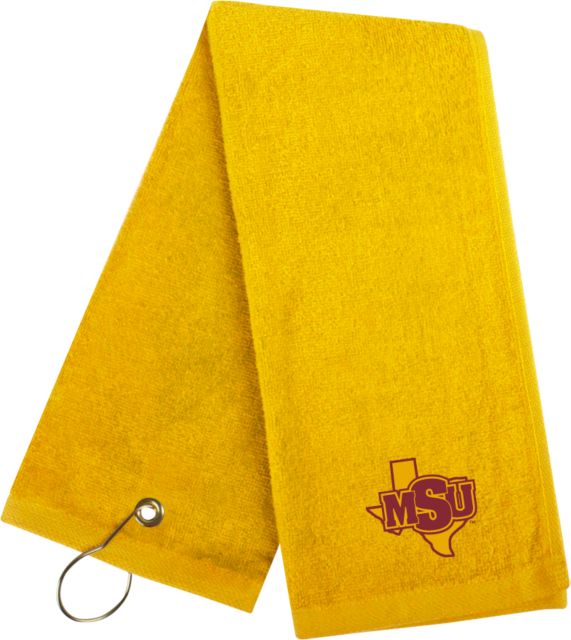 Midwestern State Golf Towel MSU Logo - ONLINE ONLY