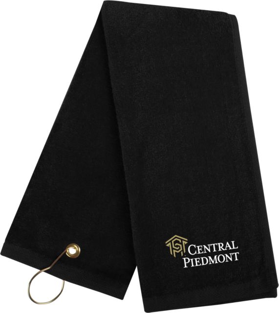 Central Piedmont Golf Towel Central Piedmont Stacked - ONLINE ONLY