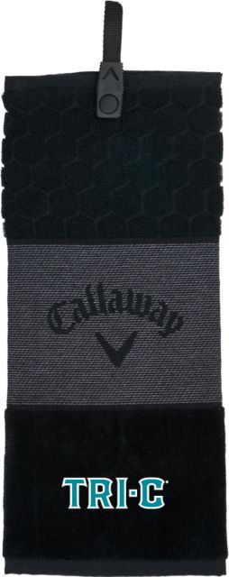 Cuyahoga CC Callaway Trifold Towel Tri-C Wordmark - ONLINE ONLY