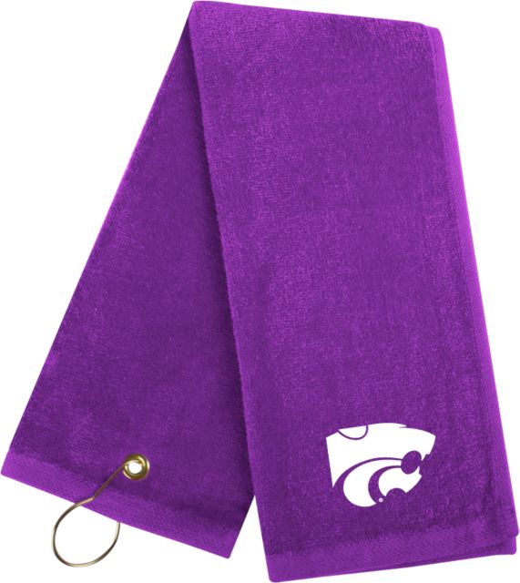 Kansas State Golf Towel K State Primary Athletic Mark - ONLINE ONLY