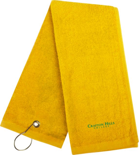 Crafton Hills Golf Towel Crafton Hills College Wordmark - ONLINE ONLY