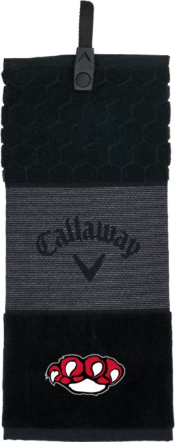 Erie CC Callaway Trifold Towel SUNY Erie Mascot Paw - ONLINE ONLY
