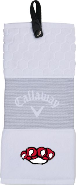 Erie CC Callaway Trifold Towel SUNY Erie Mascot Paw - ONLINE ONLY