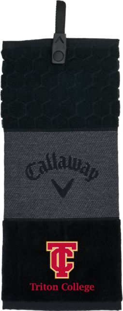Triton Callaway Trifold Towel Triton College Primary Wordmark Stacked - ONLINE ONLY
