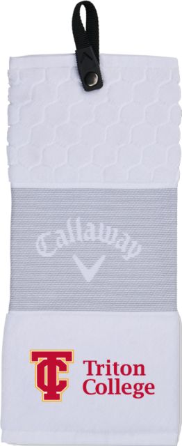 Triton Callaway Trifold Towel Triton College Primary Wordmark - ONLINE ONLY
