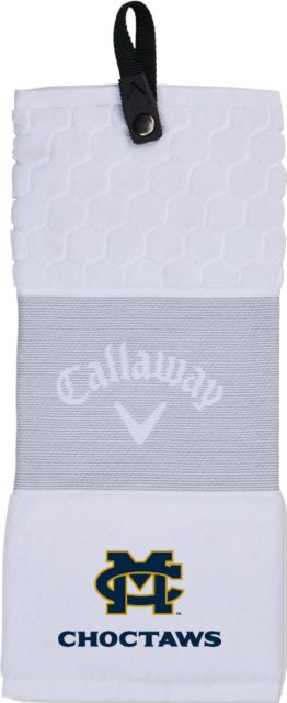 Mississippi College Callaway Trifold Towel MC Lockup Choctaws - ONLINE ONLY