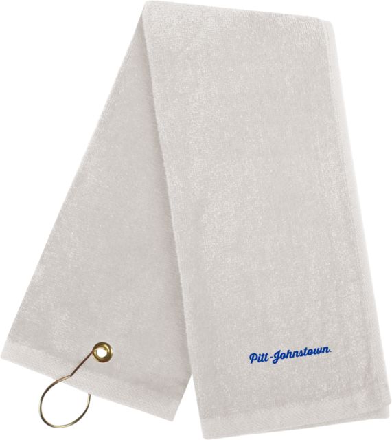 Pittsburgh Golf Towel Script Pitt Johnstown - ONLINE ONLY