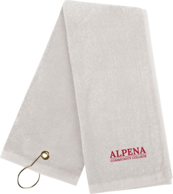 Alpena Golf Towel Wordmark - ONLINE ONLY