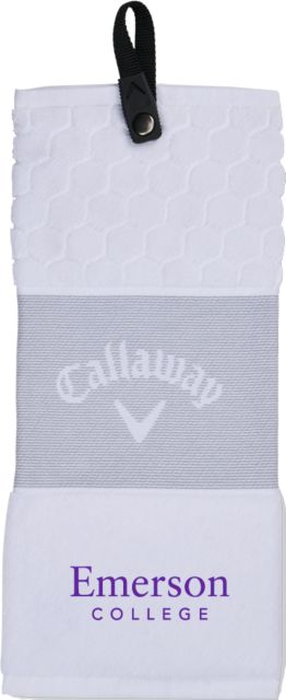 Emerson Callaway Trifold Towel Emerson College Wordmark - ONLINE ONLY