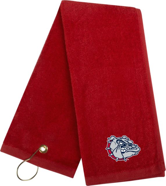Gonzaga Golf Towel Bulldog Head - ONLINE ONLY