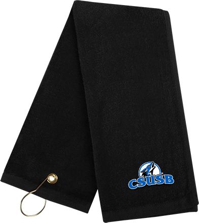 Cal State San Bernardino Golf Towel Cal State San Bernardino Primary Logo - ONLINE ONLY