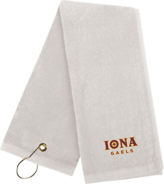 Iona Golf Towel Primary Wordmark - ONLINE ONLY