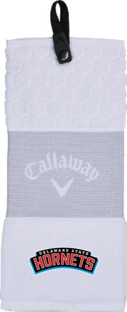 Delaware State Callaway Trifold Towel Delaware State Primary Athletic Wordmark - ONLINE ONLY