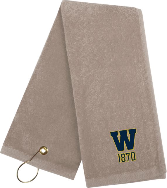 Webb School Stone Golf Towel Webb Vintage W 1870 - ONLINE ONLY