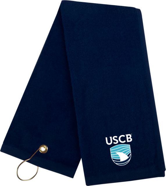 South Carolina Beaufort Golf Towel USCB Institutional Word Mark Stacked - ONLINE ONLY