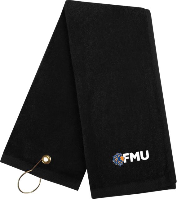 Florida Memorial Golf Towel Florida Memorial University Primary Mark - ONLINE ONLY