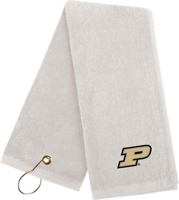 Purdue Golf Towel Primary Athletic Mark