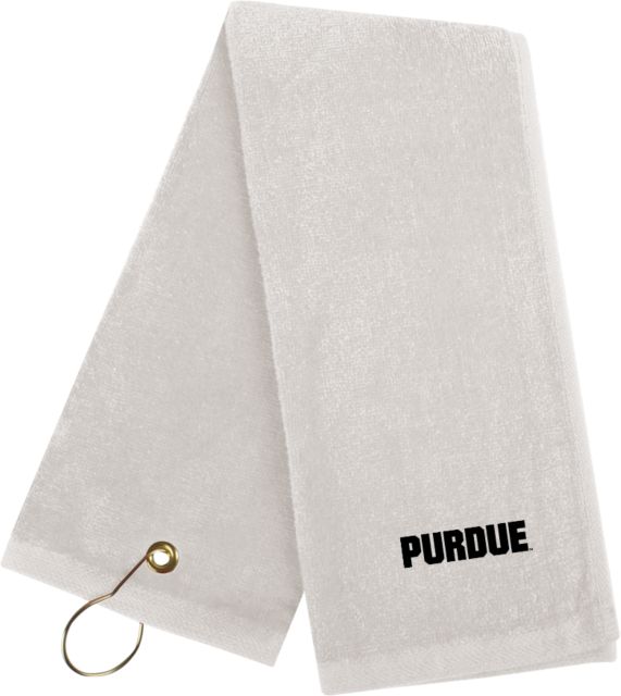 Purdue Golf Towel Purdue Athletic Wordmark