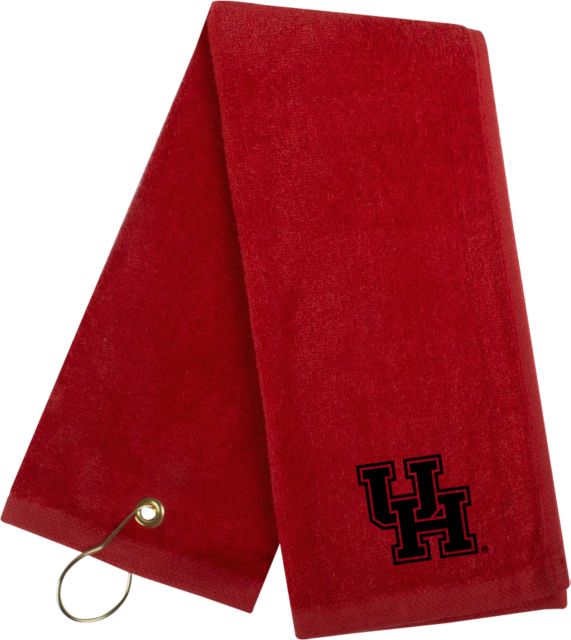 Houston Golf Towel Interlocking UH - ONLINE ONLY