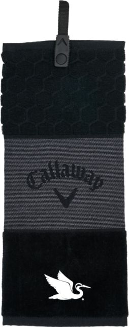 Everglades University Callaway Trifold Towel Everglades University EgretA Mascot Trademark - ONLINE ONLY