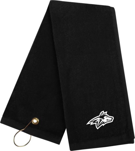 Alvernia Golf Towel Golden Wolf Head - ONLINE ONLY
