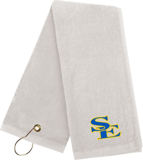 Southeastern Oklahoma State Golf Towel SE Symbol - ONLINE ONLY