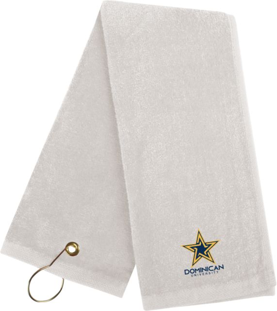 Dominican Golf Towel Dominican University with Star Stacked - ONLINE ONLY