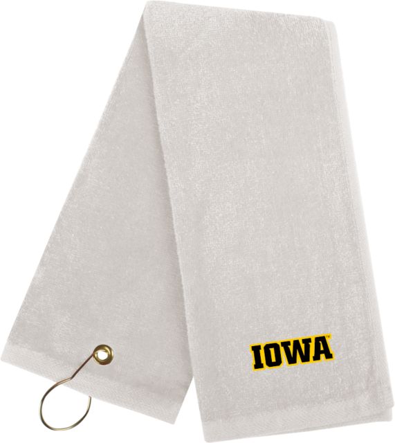 Iowa Golf Towel Iowa Wordmark - ONLINE ONLY