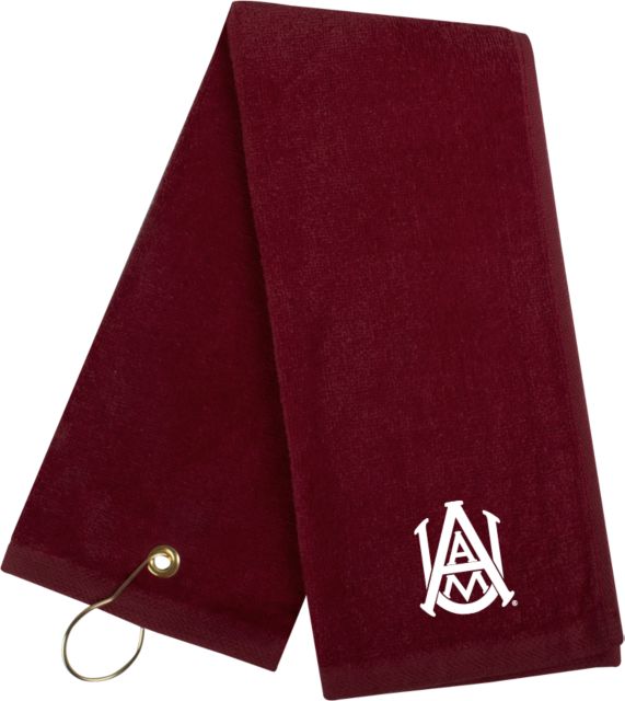 Alabama AandM Golf Towel Primary Mark - ONLINE ONLY