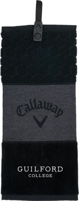 Guilford College Callaway Trifold Towel Guilford College Wordmark - No Shadow - ONLINE ONLY