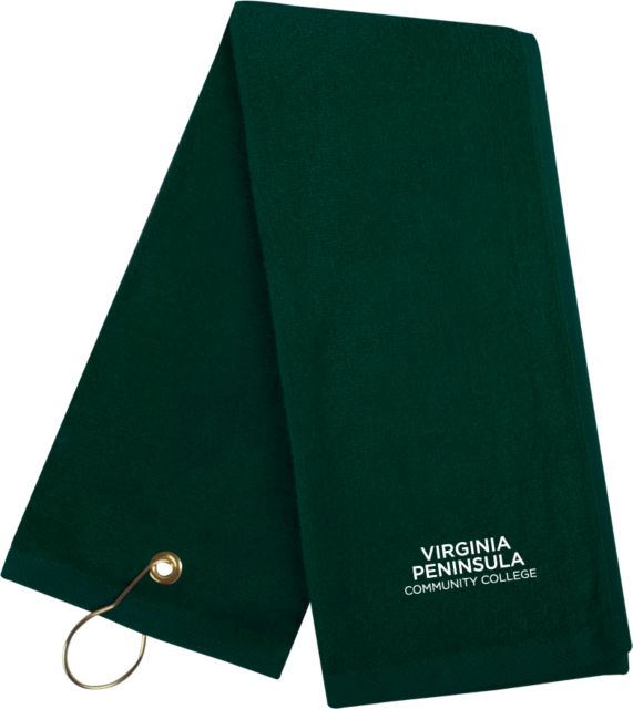 Virginia Peninsula Golf Towel Virginia Peninsula Community College Stacked - ONLINE ONLY