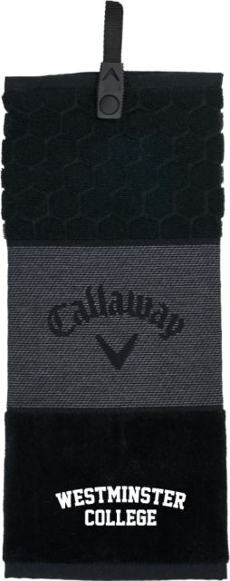 Westminster Callaway Trifold Towel Westminster College Wordmark - ONLINE ONLY