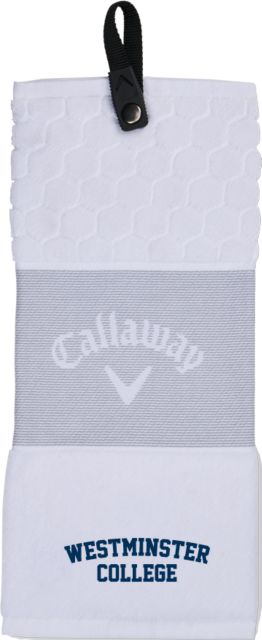Westminster Callaway Trifold Towel Westminster College Wordmark - ONLINE ONLY