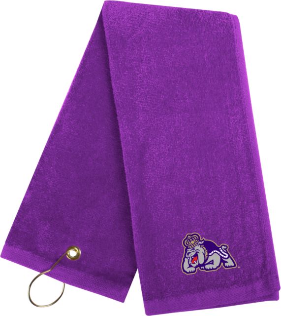 Purple golf online towel