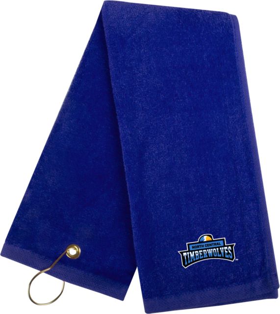 North Central Michigan Golf Towel North Central Timberwolves - ONLINE ONLY
