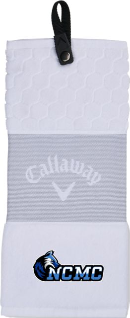 North Central Michigan Callaway Trifold Towel NCMC with Mascot - ONLINE ONLY
