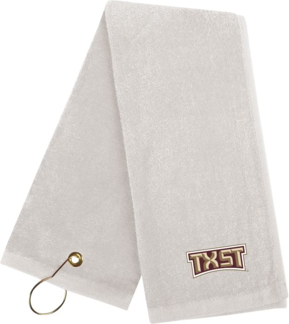 Texas State Golf Towel TXST Texas State - ONLINE ONLY