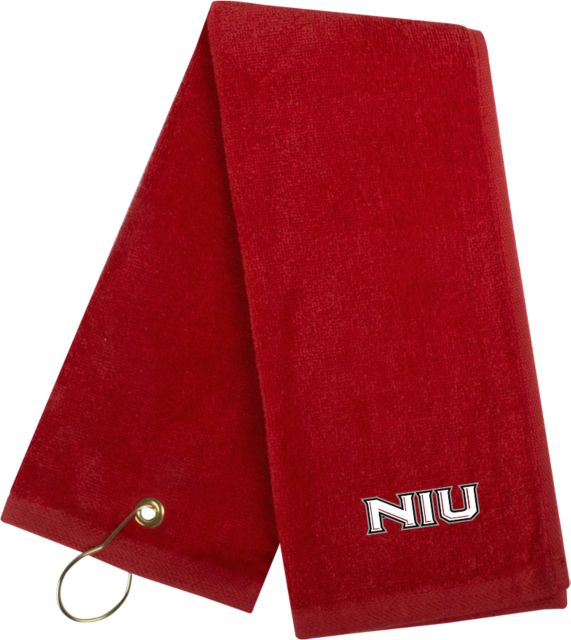 Northern Illinois Golf Towel Primary Wordmark - ONLINE ONLY