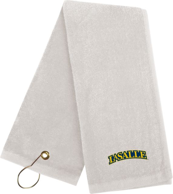 La Salle Golf Towel Wordmark - ONLINE ONLY
