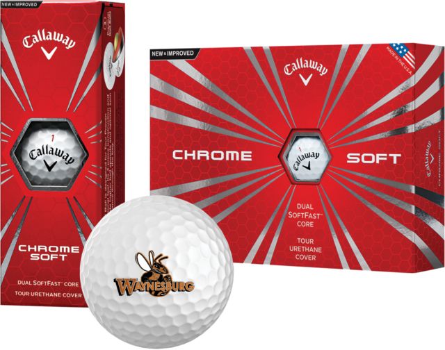 Waynesburg Callaway Soft Golf Balls 12/pkg Waynesburg Primary Logo - ONLINE ONLY