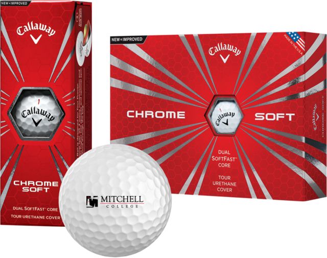 Mitchell College Callaway Soft Golf Balls 12/pkg Mitchell College Horizontal Logo - ONLINE ONLY